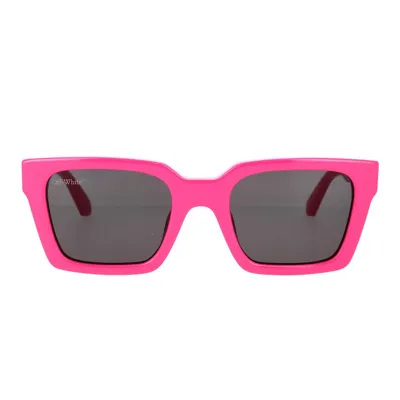 Off-white Sunglasses In Fuchsia