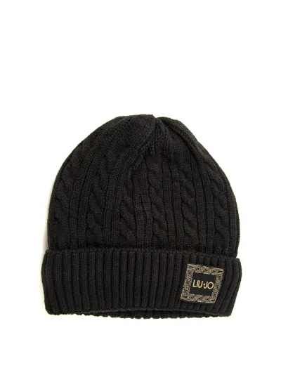 Liu •jo Rib Hat In Black