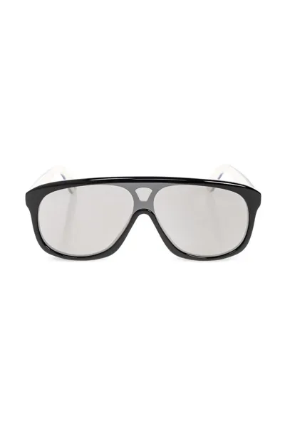 Chloé Eyewear Aviator Frame Sunglasses In Black