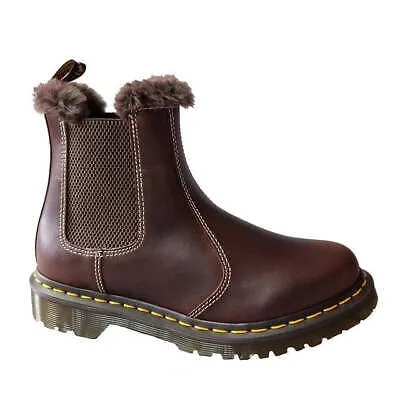 Pre-owned Dr. Martens' Dr. Martens 2976 Leonore Dark Brown Chelsea Boots