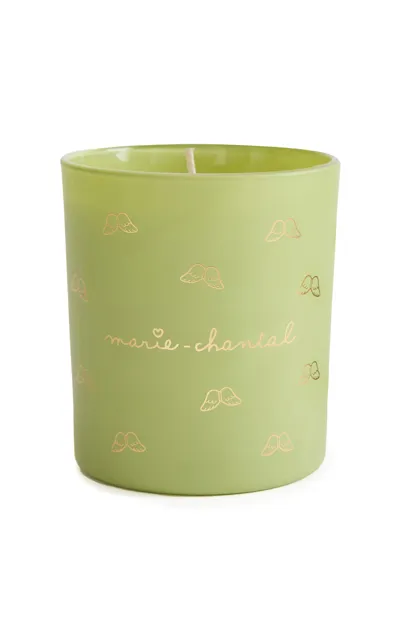 Marie-chantal Peace Candle In Lime Green