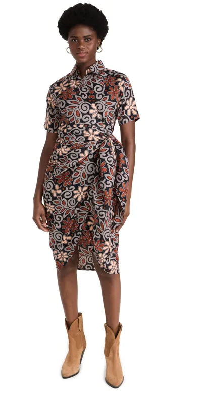 Elisamama Kunbi Dress In Brown