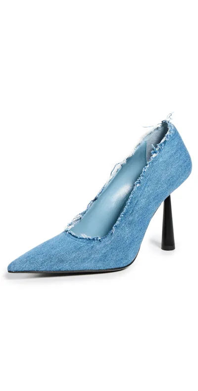 Gia Borghini Balantine Pump In Denim