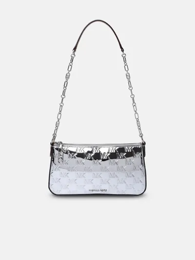 Michael Michael Kors Silver Leather 'empire' Bag