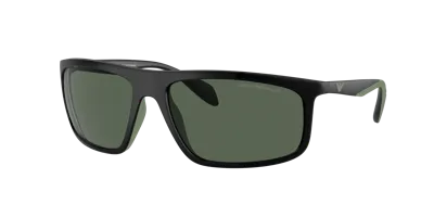 Emporio Armani Man Sunglasses Ea4212u In Dark Green