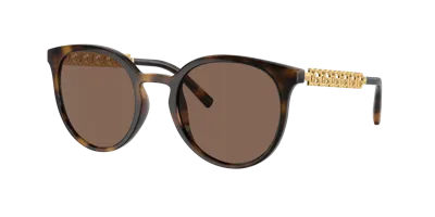 Dolce & Gabbana Dolce&gabbana Woman Sunglass Dg6189u In Dark Brown