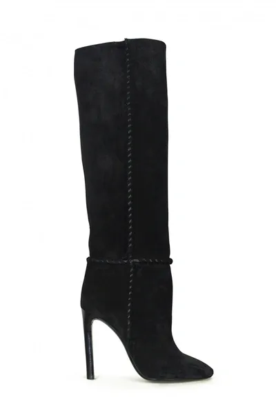 Saint Laurent Mica Boots In Black