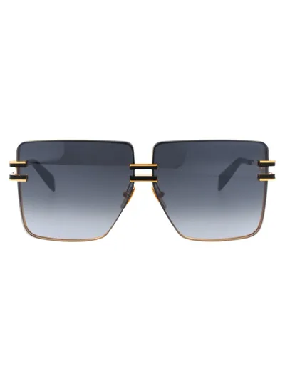 Balmain Eyewear Square Frame Sunglasses In Multi