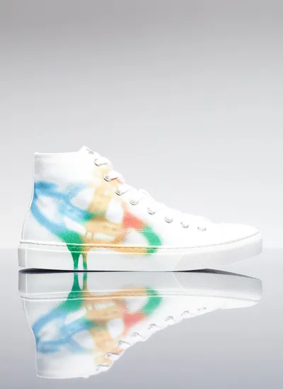 Vivienne Westwood Plimsoll High Top In White