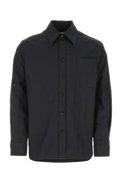 Bottega Veneta Camicia-50 Nd  Male In Blue