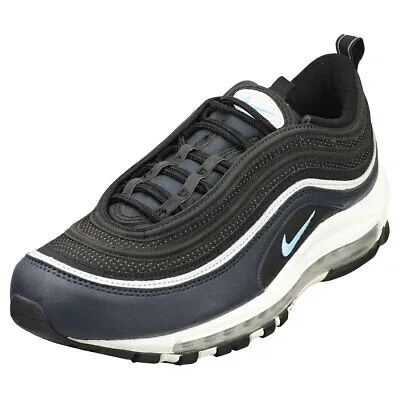 Pre-owned Nike Air Max 97 Herren Black Blue Sneaker Mode - 41 Eu