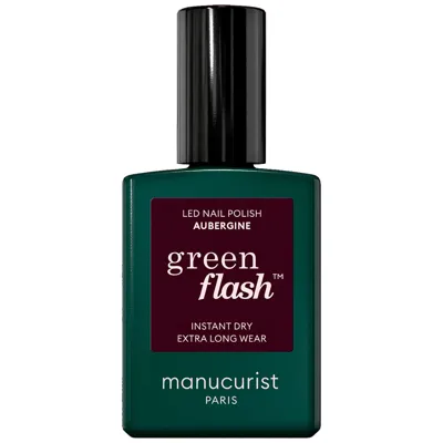 Manucurist Green Flash Aubergine 15ml In White