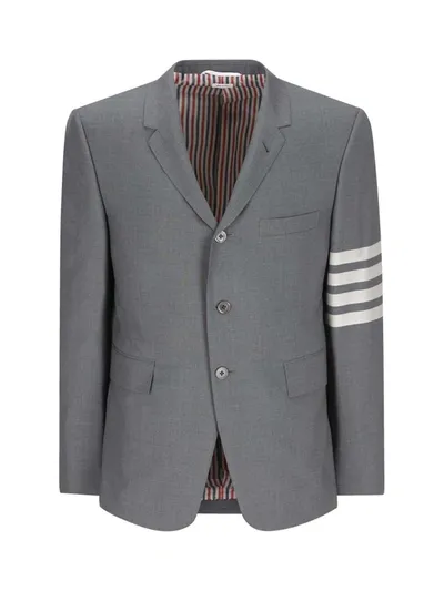 Thom Browne Jackets In Mid Grey