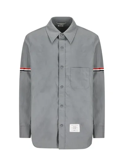 Thom Browne Jackets In Mid Grey