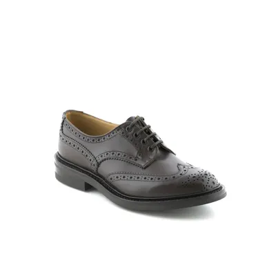 Tricker's Espresso Burnished Calf Shoe In Marrone