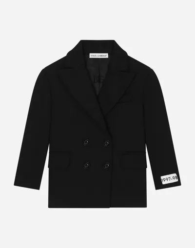 Dolce & Gabbana Double-breasted Technical Jersey Jacket