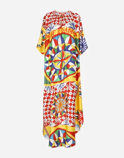 Dolce & Gabbana Carretto-print Twill Caftan