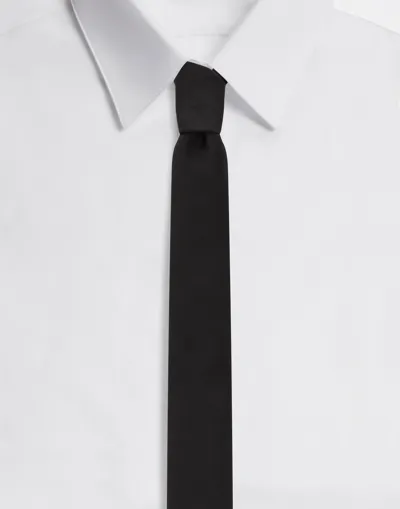 Dolce & Gabbana Black Silk Tie