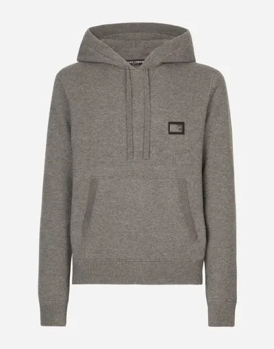 Dolce & Gabbana Wool And Cashmere Hooded Sweater