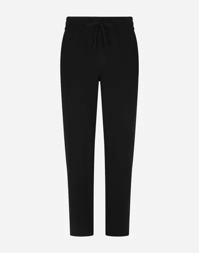 Dolce & Gabbana Cashmere Jogging Pants With Dg Logo