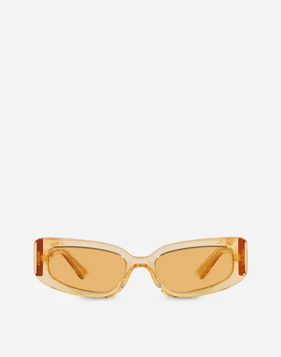 Dolce & Gabbana Dg Essentials Sunglasses In Orange