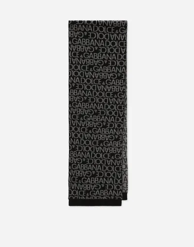 Dolce & Gabbana Jacquard Knit Scarf