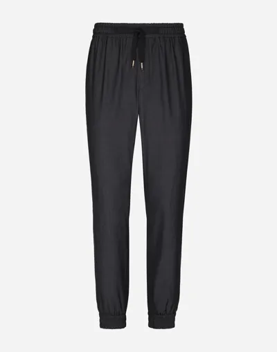 Dolce & Gabbana Virgin Wool Jogging Pants