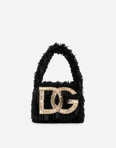 Dolce & Gabbana Dg Logo Bag Handbag In Black