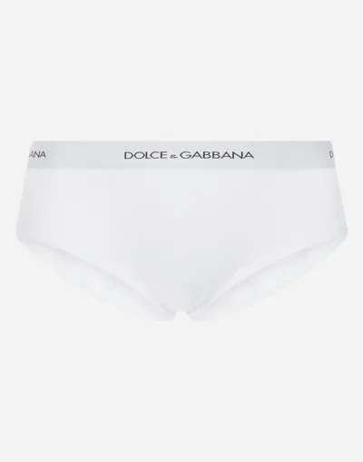 Dolce & Gabbana Brando Briefs In Ribbed Cotton