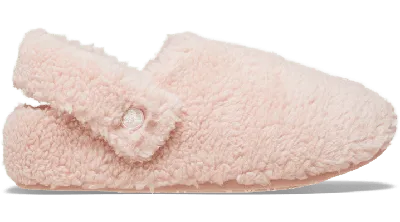 Crocs Classic Cozzzy Slipper In Pink Clay