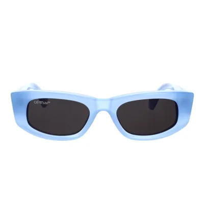 Off-white Sunglasses In Azure