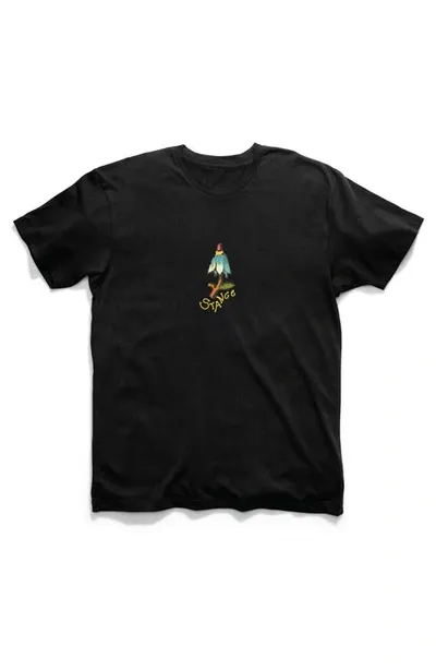 Stance Nightshade Cotton Graphic T-shirt In Black