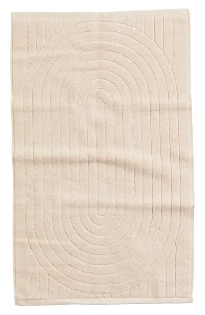 Baina Martha Organic Cotton Bath Mat In Clay