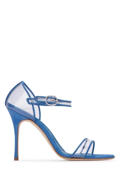 Manolo Blahnik Heeled Shoes In Bblu