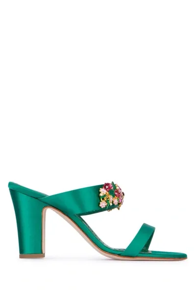 Manolo Blahnik Heeled Shoes In Bgrn