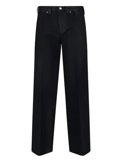 Victoria Beckham Straight Jeans In Black