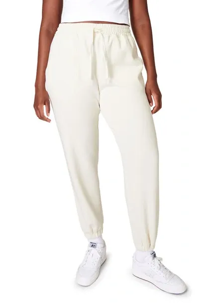 Sweaty Betty Sand Wash Cuffed Trousers In Studio White