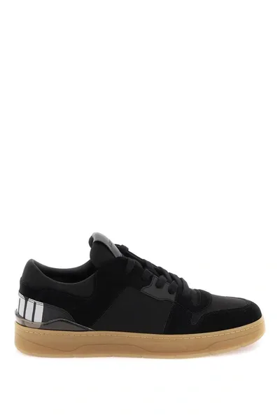 Jimmy Choo Florent Low-top Sneakers In Black