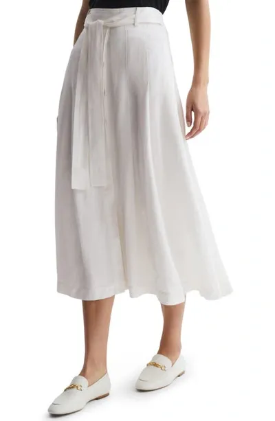 Reiss Ruby Maxi Skirt In White