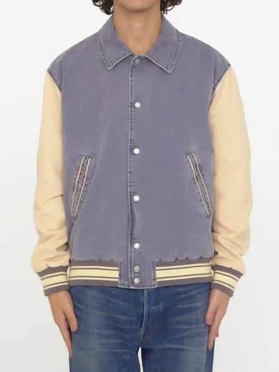 Golden Goose Cotton Bomber Jacket In Multi