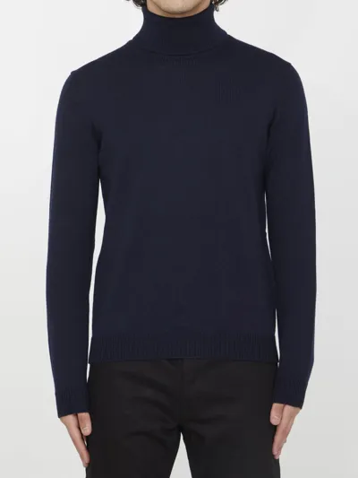 Roberto Collina Merino Wool Jumper In Blue