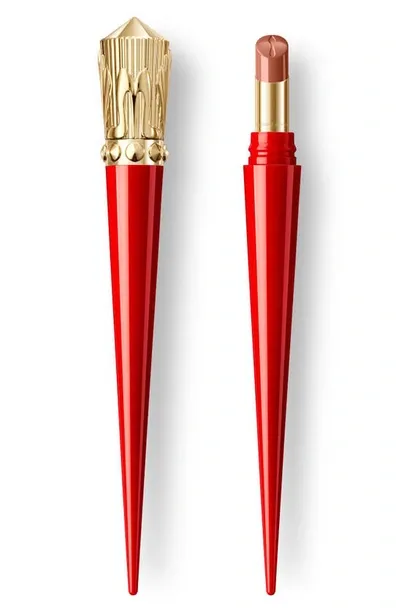 Christian Louboutin Rouge Stiletto Glossy Shine Lipstick In Bare Kate 