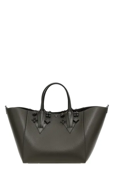 Christian Louboutin Cabachic Small Leather Tote Bag In Black