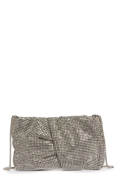 Jimmy Choo Small Bonny Crystal Clutch In Silver