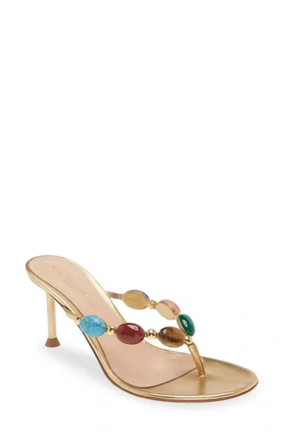 Gianvito Rossi Burma Jewel Sandal In Mekong