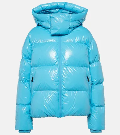 Perfect Moment January Padded Jacket In Sky-blue-cire