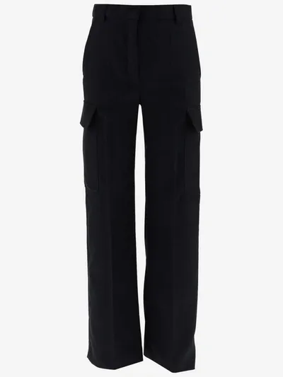 Stella Mccartney Cargo Trousers In Black