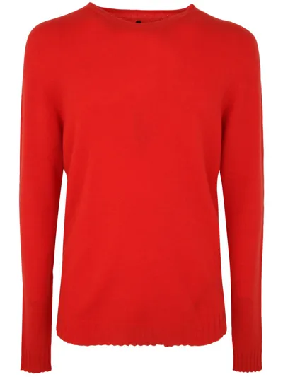 Md75 Cashmere Crew Neck Sweater In Naranja