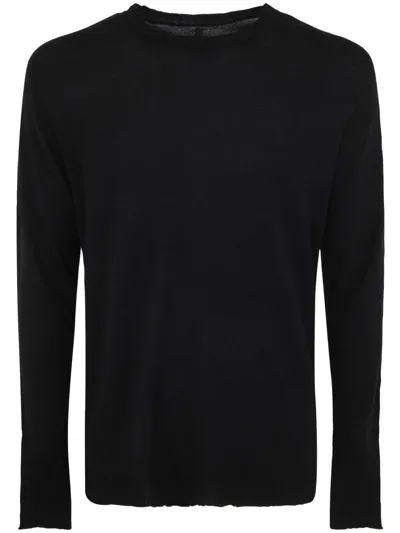 Md75 Cashmere Crew Neck Sweater In Black