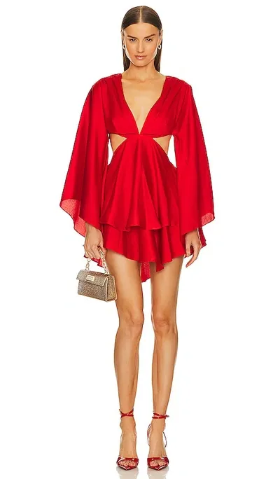 Michael Costello X Revolve Allete Dress In Red